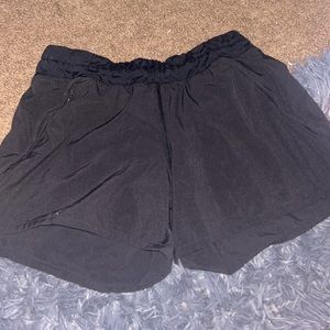 black ivivia athletic shorts